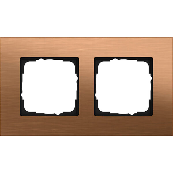 Gira Abdeckrahmen 2-fach E2 Esprit Bronze 021238